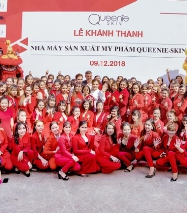 KHÁNH THÀNH NHÀ MÁY SẢN XUẤT MỸ PHẨM QUEENIE – SKIN
