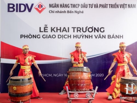 LỄ KHAI TRƯƠNG VĂN PHÒNG GIAO DỊCH BIDV HUỲNH VĂN BÁNH 