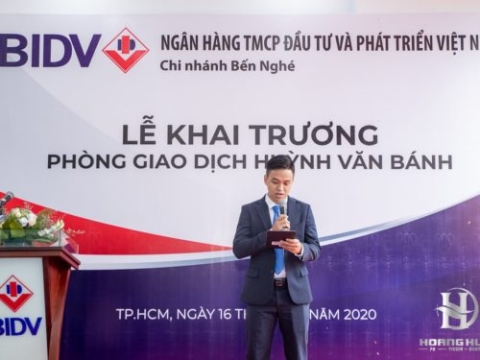 LỄ KHAI TRƯƠNG VĂN PHÒNG GIAO DỊCH BIDV HUỲNH VĂN BÁNH 