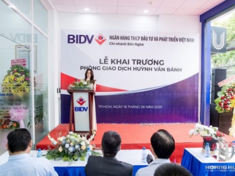 LỄ KHAI TRƯƠNG VĂN PHÒNG GIAO DỊCH BIDV HUỲNH VĂN BÁNH 