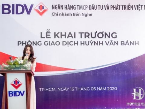 LỄ KHAI TRƯƠNG VĂN PHÒNG GIAO DỊCH BIDV HUỲNH VĂN BÁNH 