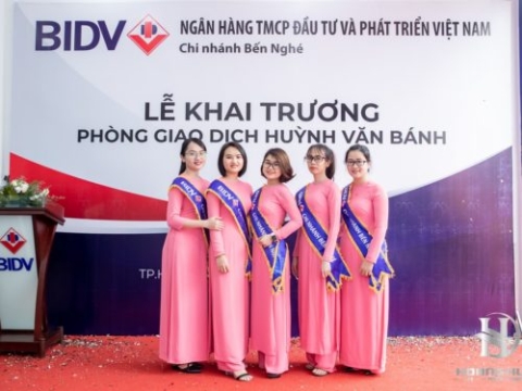 LỄ KHAI TRƯƠNG VĂN PHÒNG GIAO DỊCH BIDV HUỲNH VĂN BÁNH 